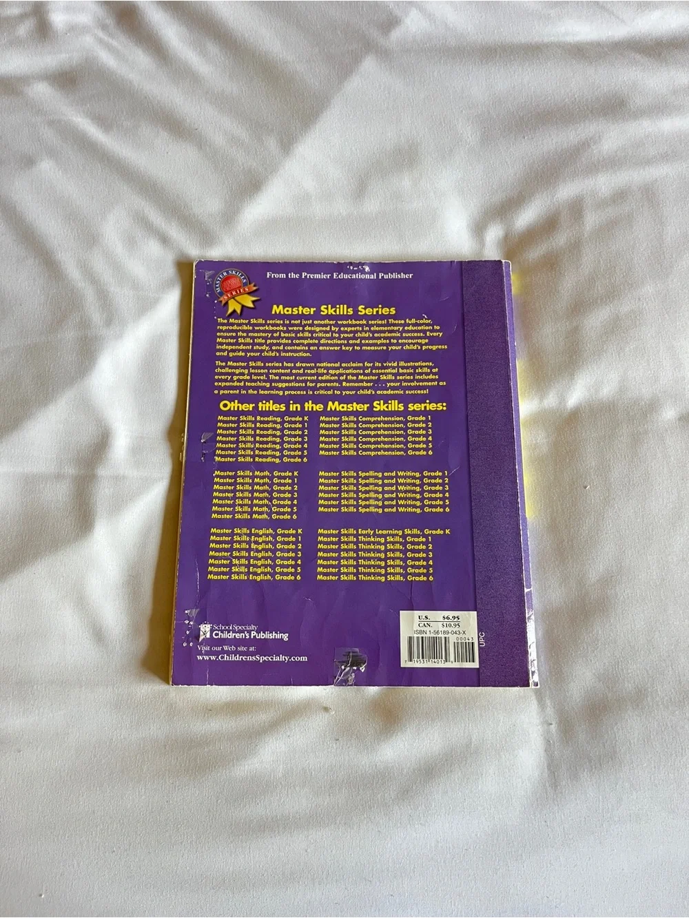 Master Skills Reading Comprehension Grade 3 Workbook ISBN 156189043X
